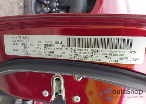 2018 Ram 1500 Express 4X2 5'7 Box из США, поврежденный, VIN 1C6RR6KT6JS350107